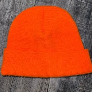Urban Outfitters Bright Orange Beanie
